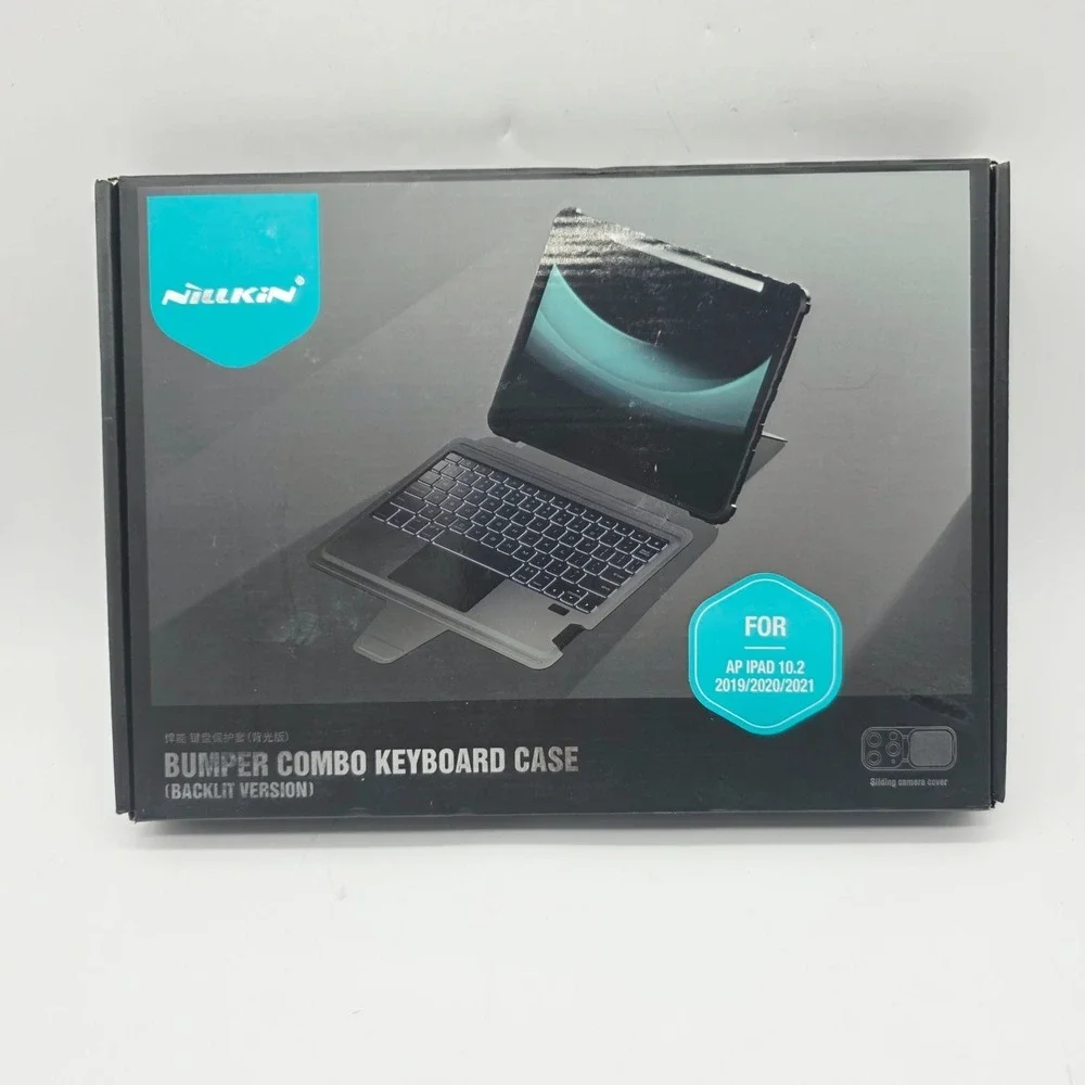 Nillkin Rugged Keyboard Case iPad 9th 8th 7th Gen 10.2 Backlit Detachable